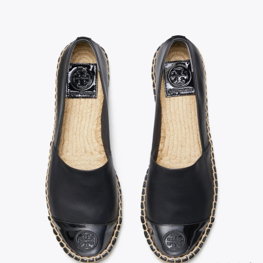 Tory Burch Patent Leather Espadrilles